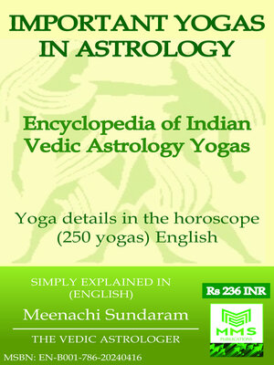 cover image of IMPORTANT YOGAS IN ASTROLOGY [Explained in Paragraphs)